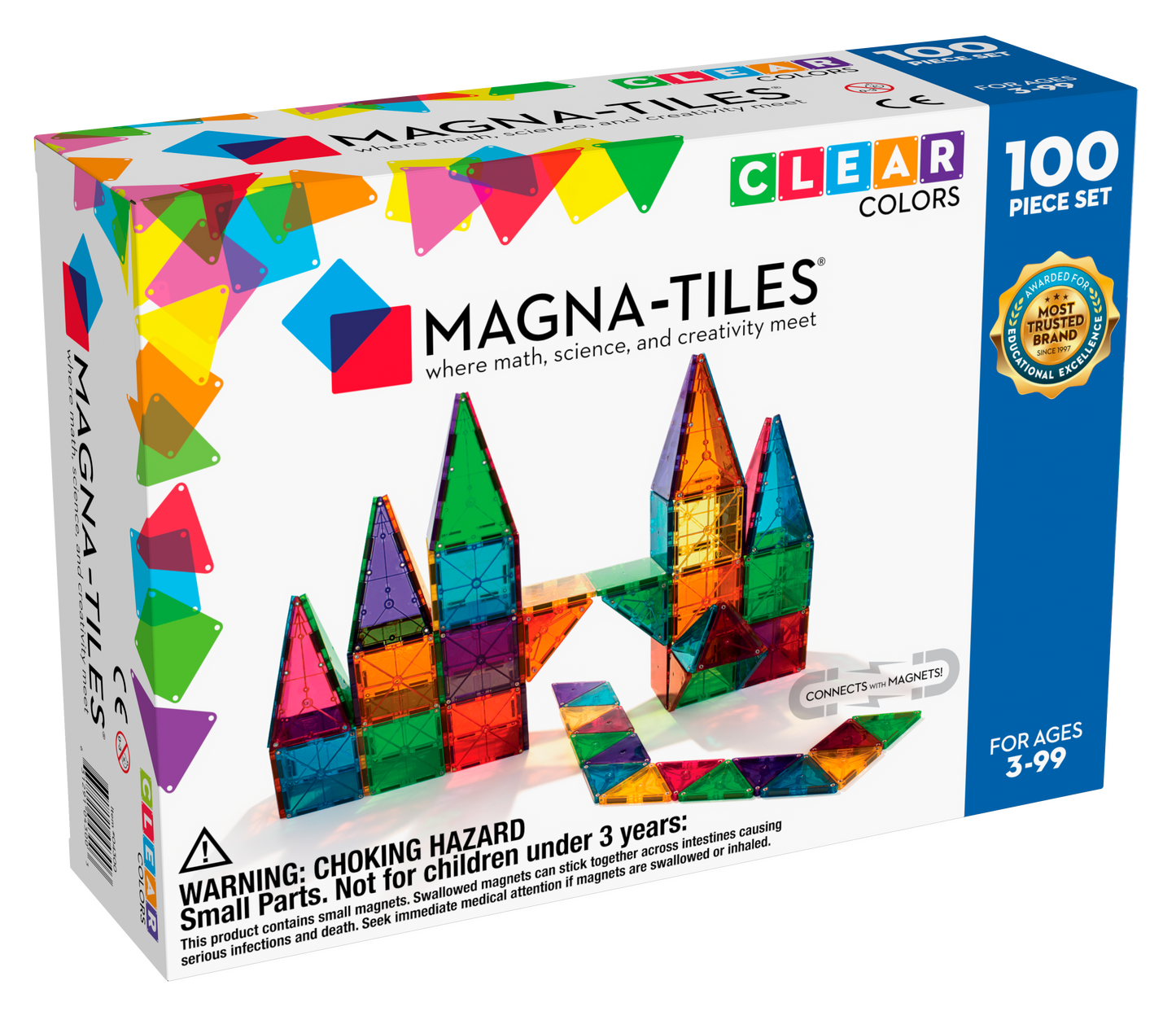 Magna-Tiles Set Clásico de 100 piezas