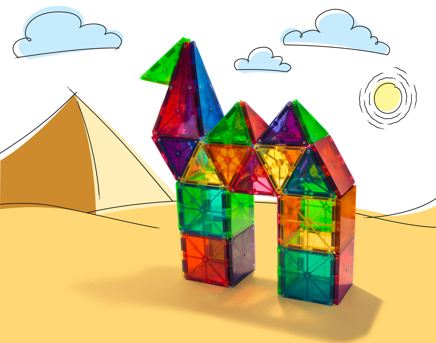 Magna-Tiles Set Clásico de 100 piezas