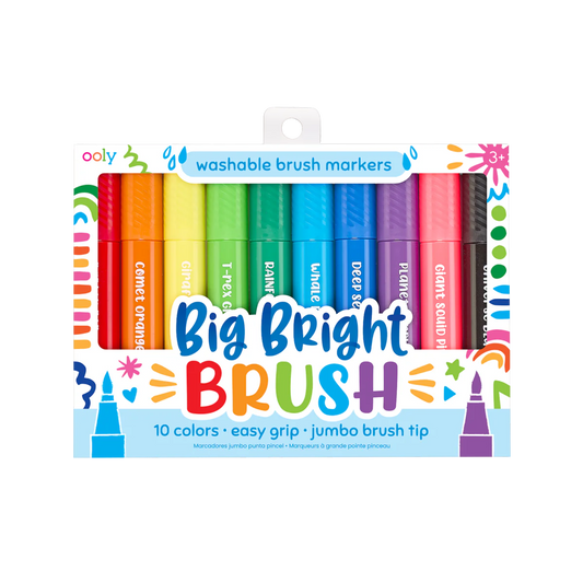 Plumones "Big Bright Brush" 10 pzas