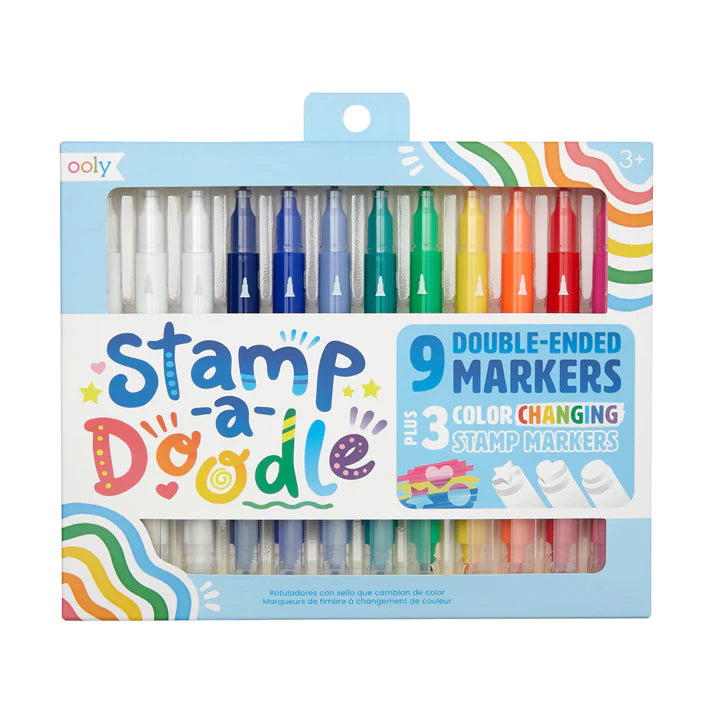 Plumones "Stamp-A-Doodle" 12 pzas