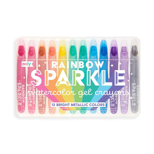 Crayones de gel "Rainbow Sparkle" 12 pzas