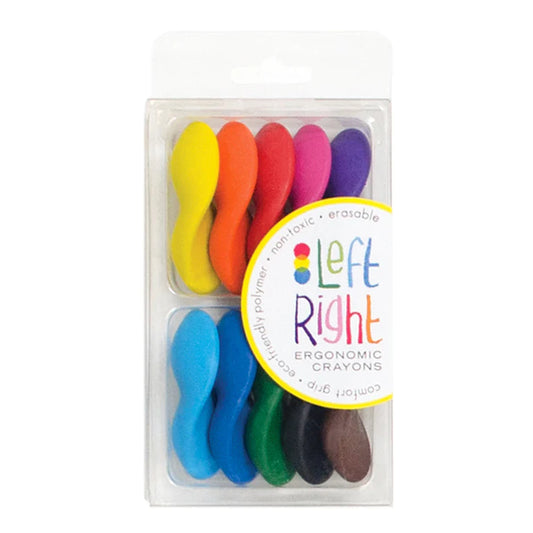 Crayones ergonómicos "Left Right" 10 pzas