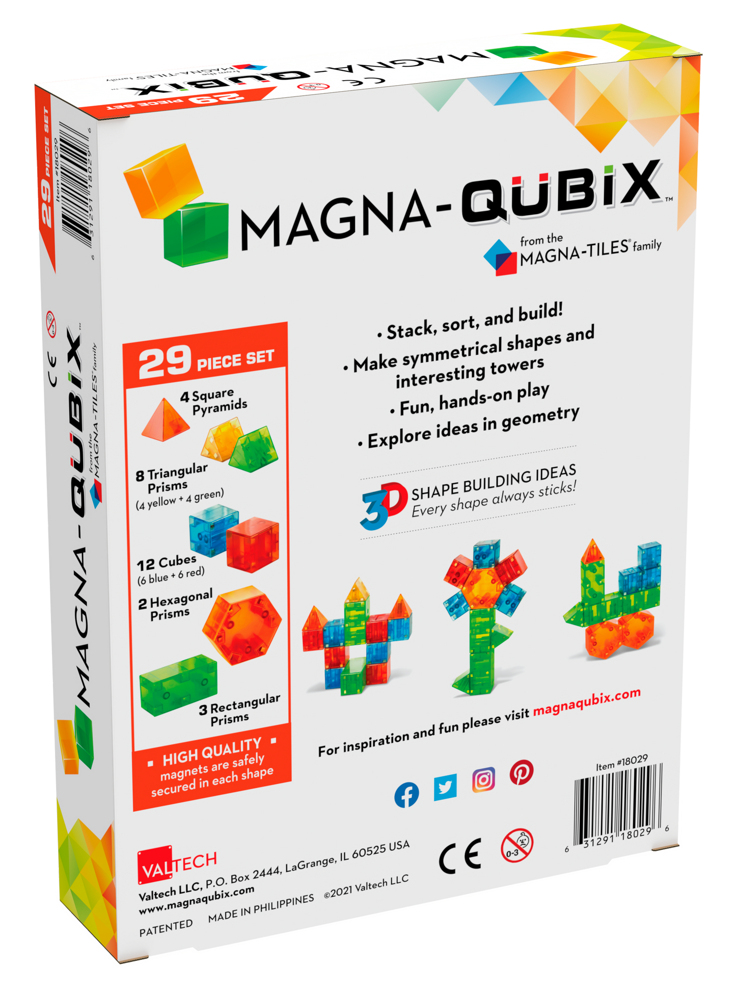 Magna-Qubix Set de 29 piezas