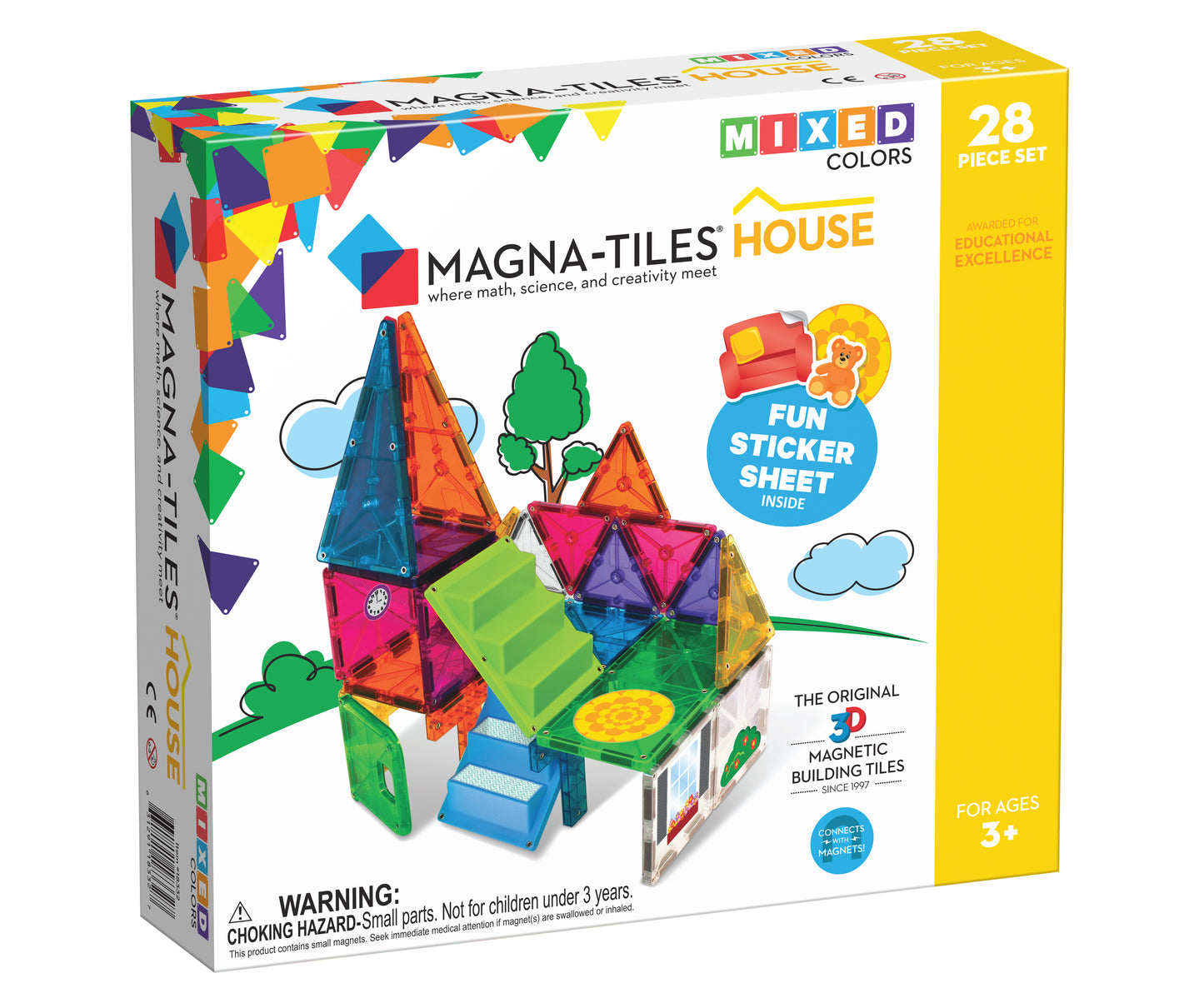 Magna-Tiles Casita Set de 28 piezas