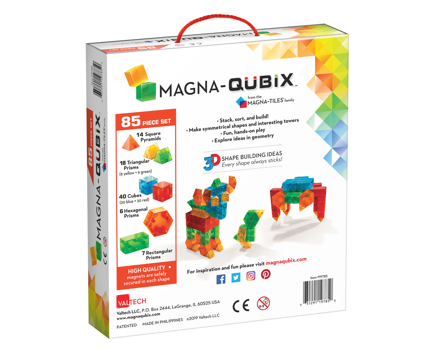 Magna-Qubix Set de 85 piezas