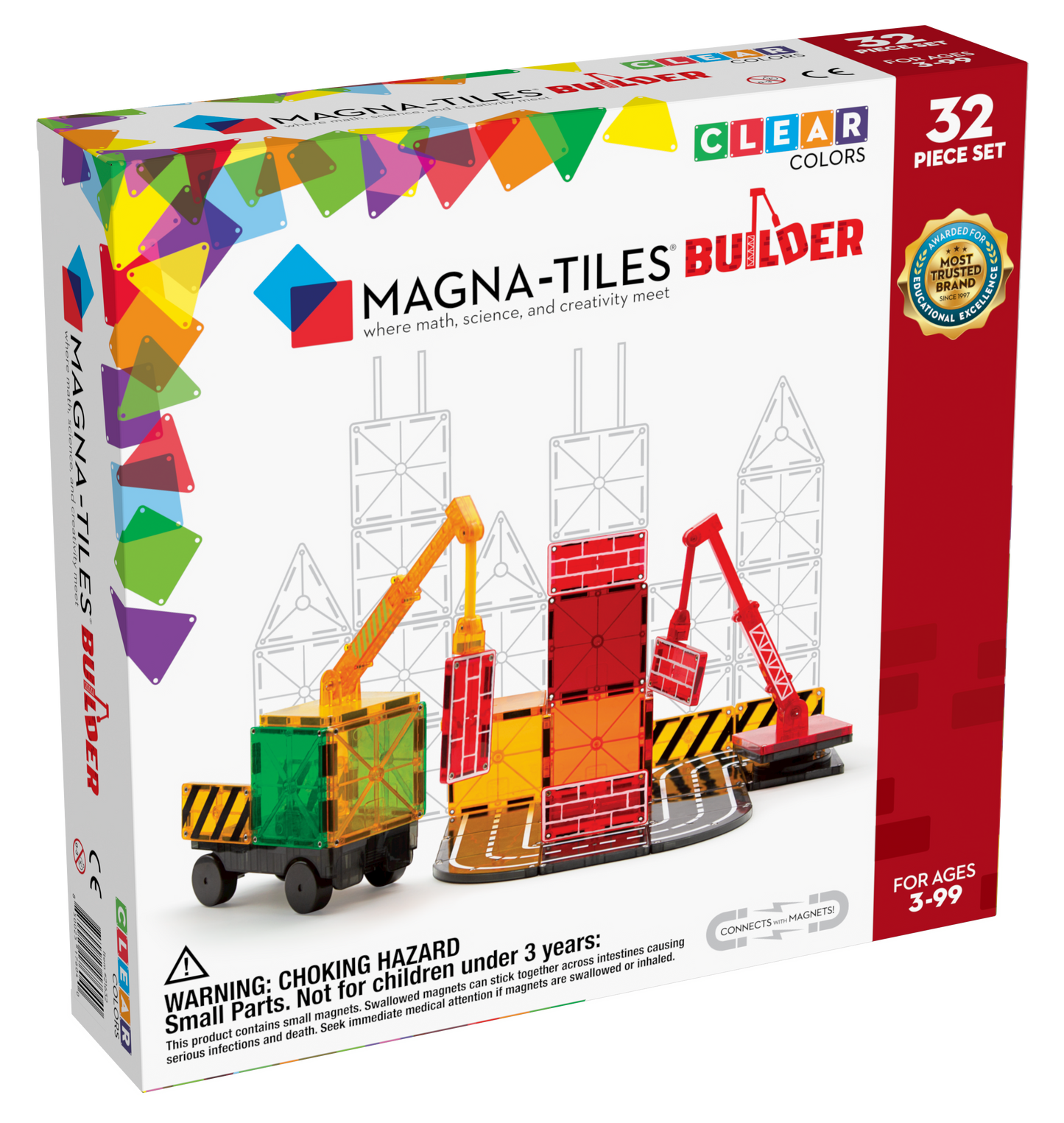 Magna-Tiles Set de Construcción de 32 piezas