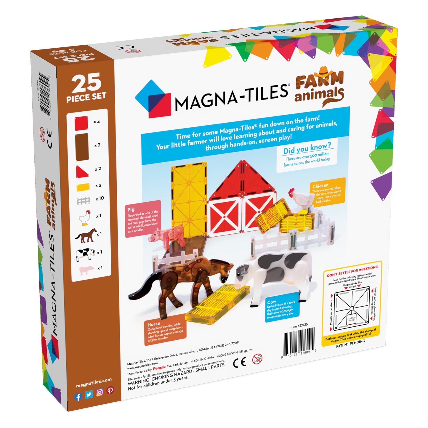 Magna-Tiles Granja Set de 25 piezas