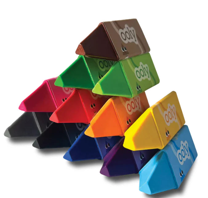 Crayones Jumbo "Happy Triangles" 12 pzas