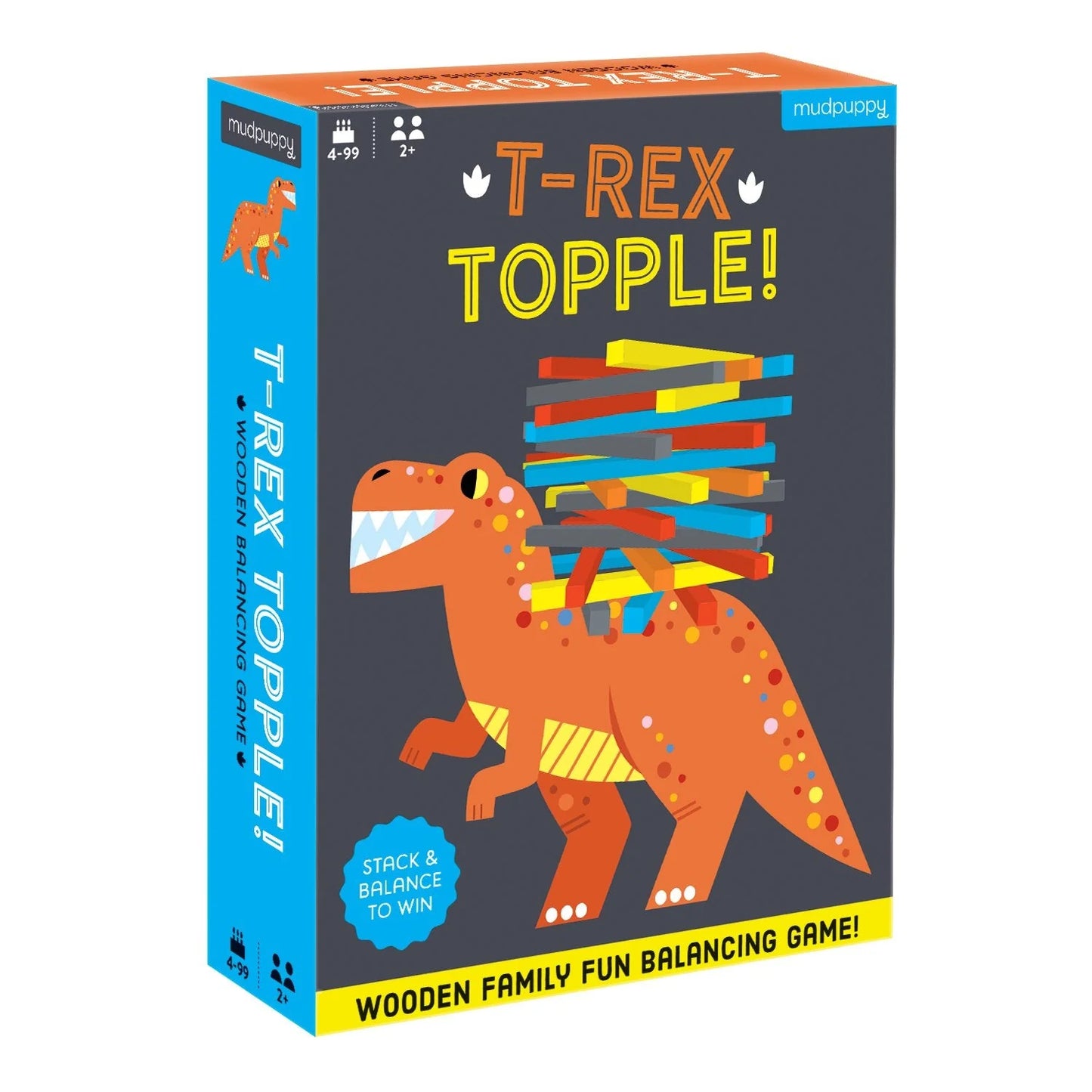 T-Rex Topple Juego apilable de balance